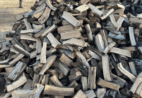 cord of walnut firewood for smoking